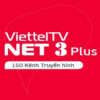 Gói Cước Truyền Hình Và Internet Cáp Quang Net3Plus Viettel (Nội Thành)