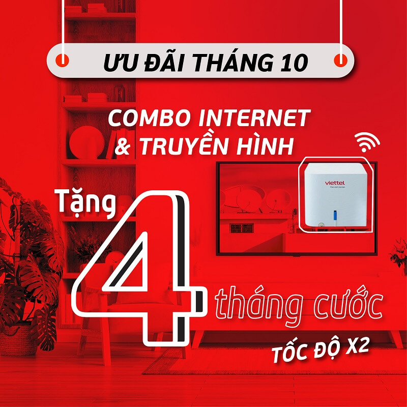Khuyến Mãi Internet Cáp Quang Viettel Tháng 10/2021